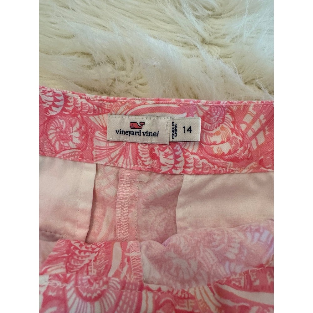 Vineyard‎ Vines seashell print shorts size 14 EUC - Picture 2 of 4